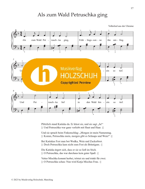 Als zum Wald Petruschka ging